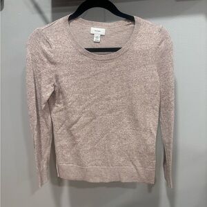 Old Navy Women's Light Pink Crew Neck Sweater